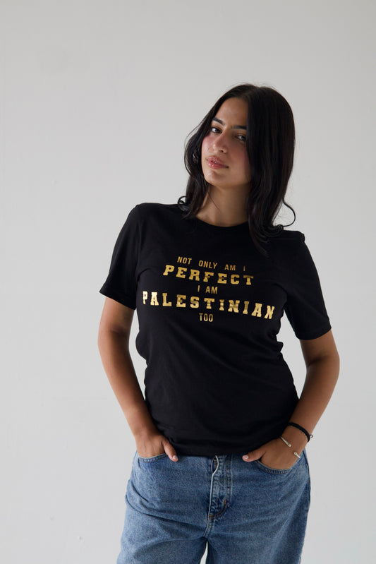 Perfect Pali Tee - Black/Gold