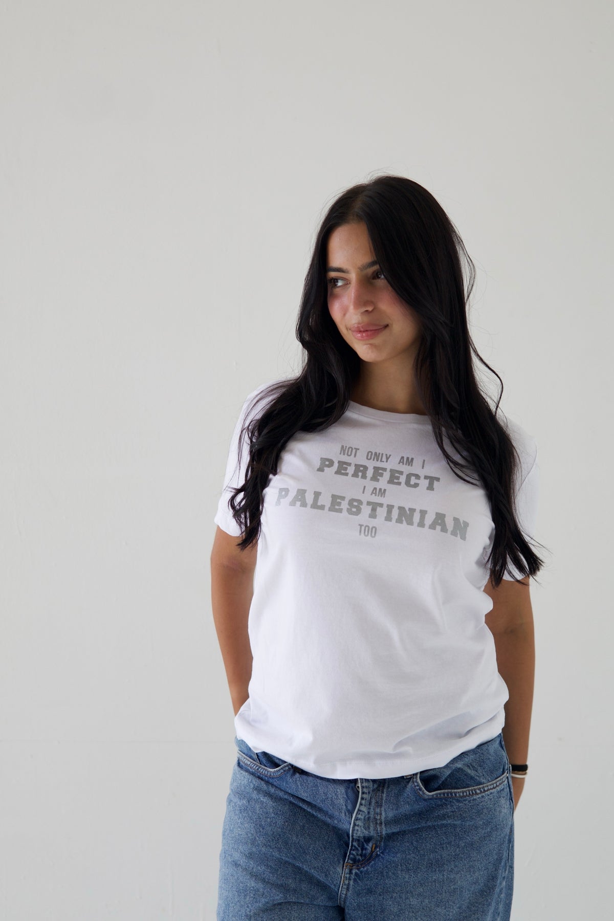Perfect Pali Tee - White/Silver