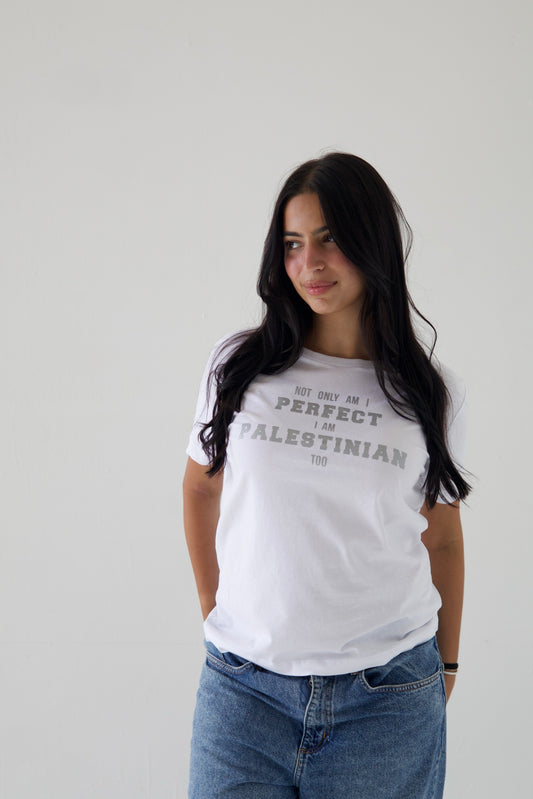 Perfect Pali Tee - White/Silver