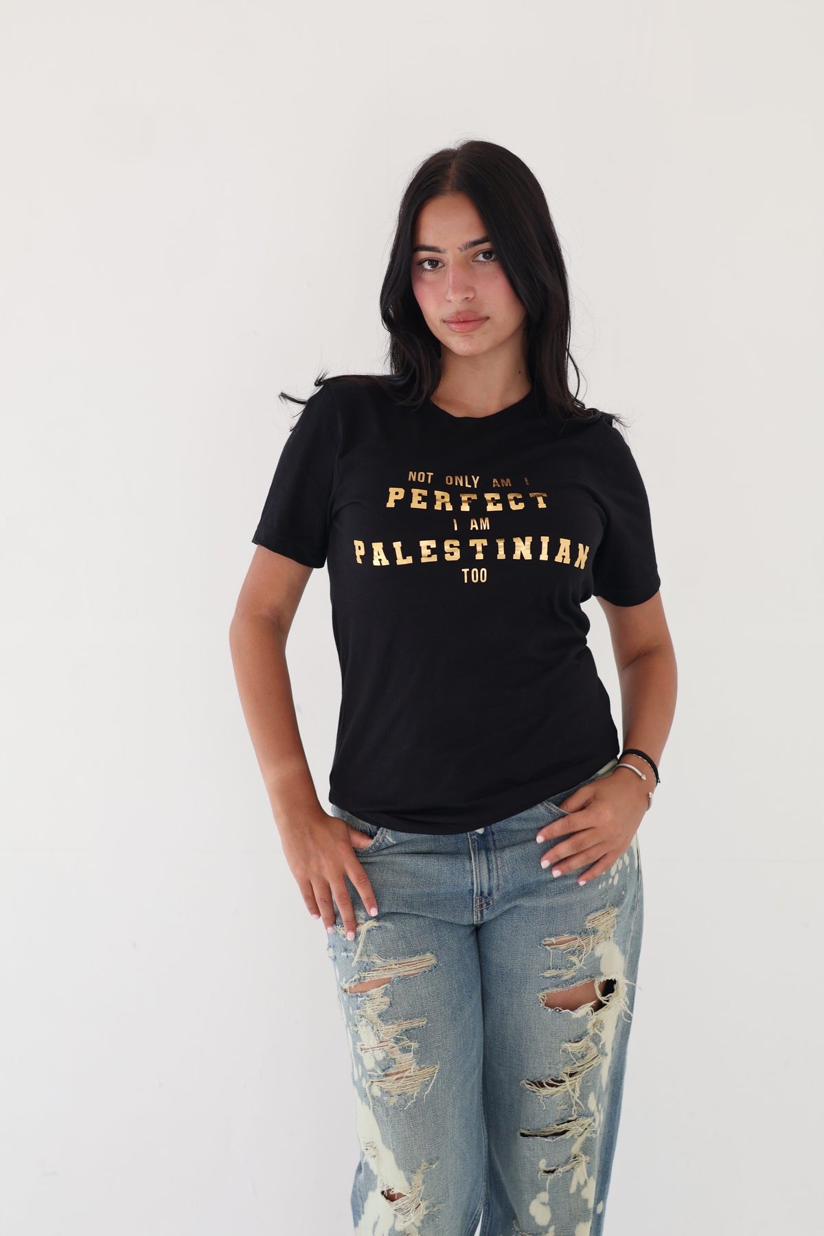 Perfect Pali Tee - Black/Gold